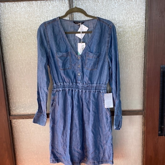 Velvet Heart long sleeve jean dress in size small nwt. - Picture 1 of 7